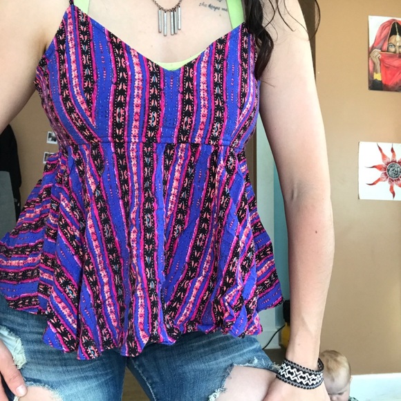 Geo-Print Strappy Tank - Picture 4 of 5